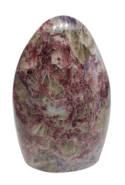 Pink Tourmaline and Lepudolite Free Form (Madagascar)