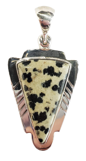 Dalmatian Jasper Pendant