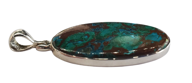 Chrysocolla Malachite Pendant