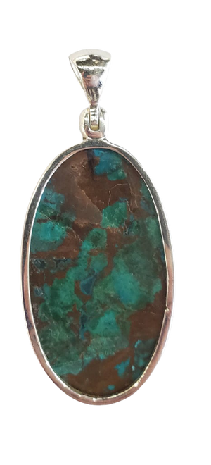 Chrysocolla Malachite Pendant