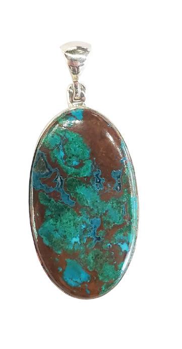 Chrysocolla Malachite Pendant