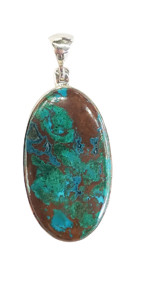 Chrysocolla Malachite Pendant