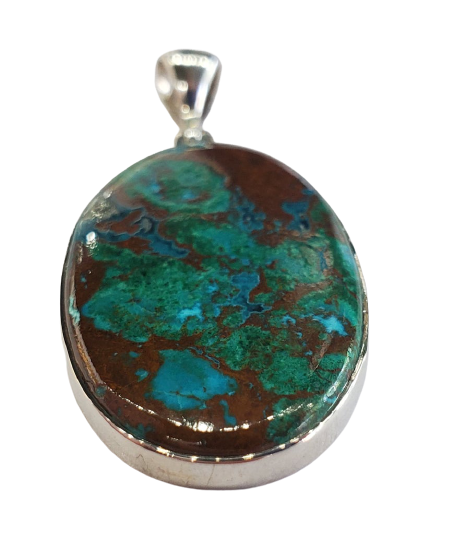 Chrysocolla Malachite Pendant