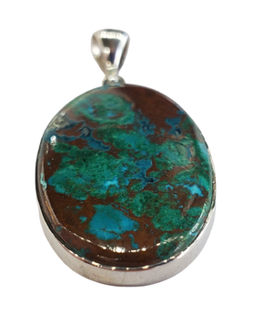 Chrysocolla Malachite Pendant