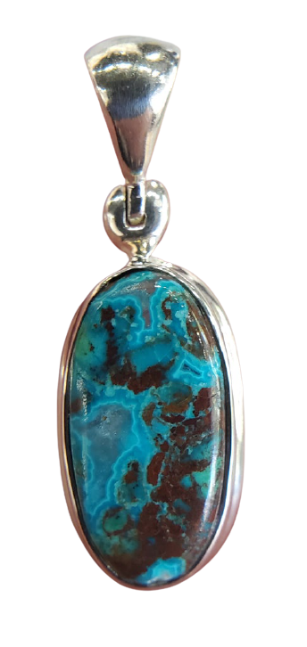 Chrysocolla Malachite Pendant