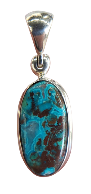 Chrysocolla Malachite Pendant