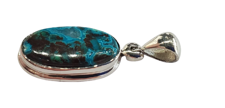 Chrysocolla Malachite Pendant