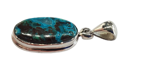 Chrysocolla Malachite Pendant