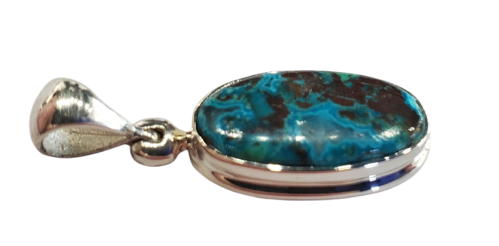 Chrysocolla Malachite Pendant