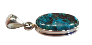 Chrysocolla Malachite Pendant