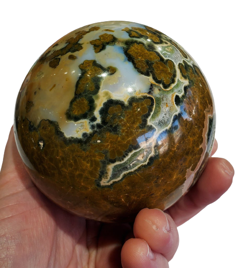 Ocean Jasper Sphere, Madagascar