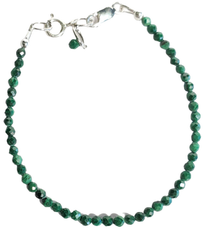 Faceted Malachite Bracelet