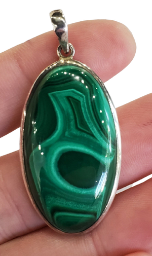 Malachite pendant