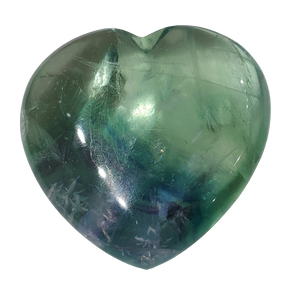 Rainbow Fluorite Heart (China)