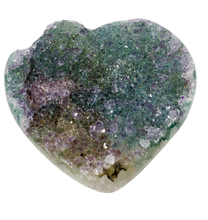 Druzy Quartz Heart (Uruguay)