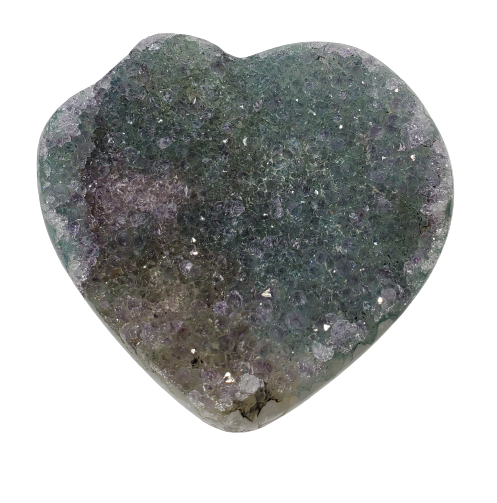 Druzy Quartz Heart (Uruguay)