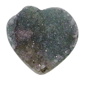 Druzy Quartz Heart (Uruguay)