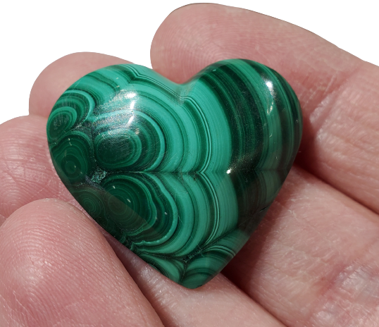 Malachite Heart (Congo)