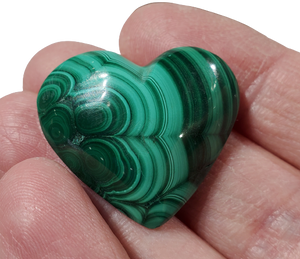 Malachite Heart (Congo)