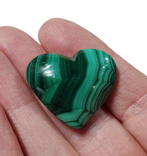 Malachite Heart (Congo)