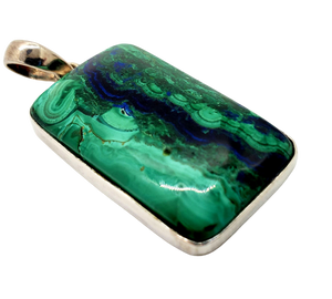 Malachite Azurite Pendant