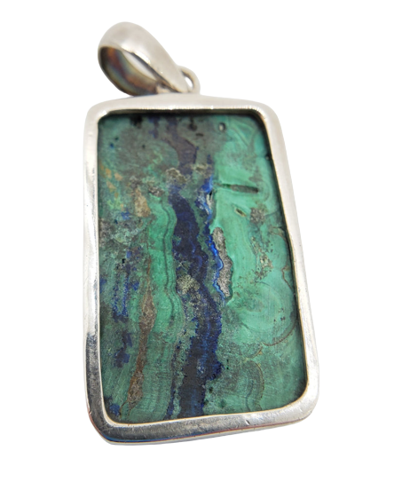 Malachite Azurite Pendant