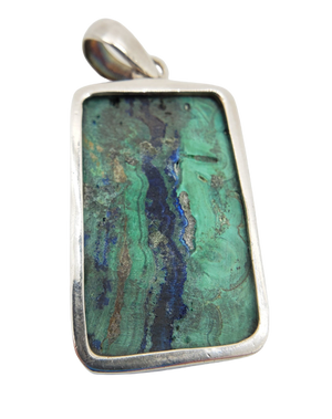 Malachite Azurite Pendant