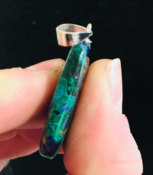 Malachite Azurite Pendant