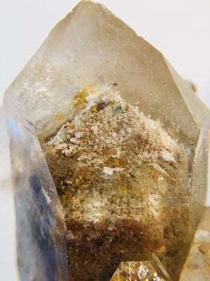 Quartz w/ Chlorite, 1.33 lbs., Lodolite, Brasil