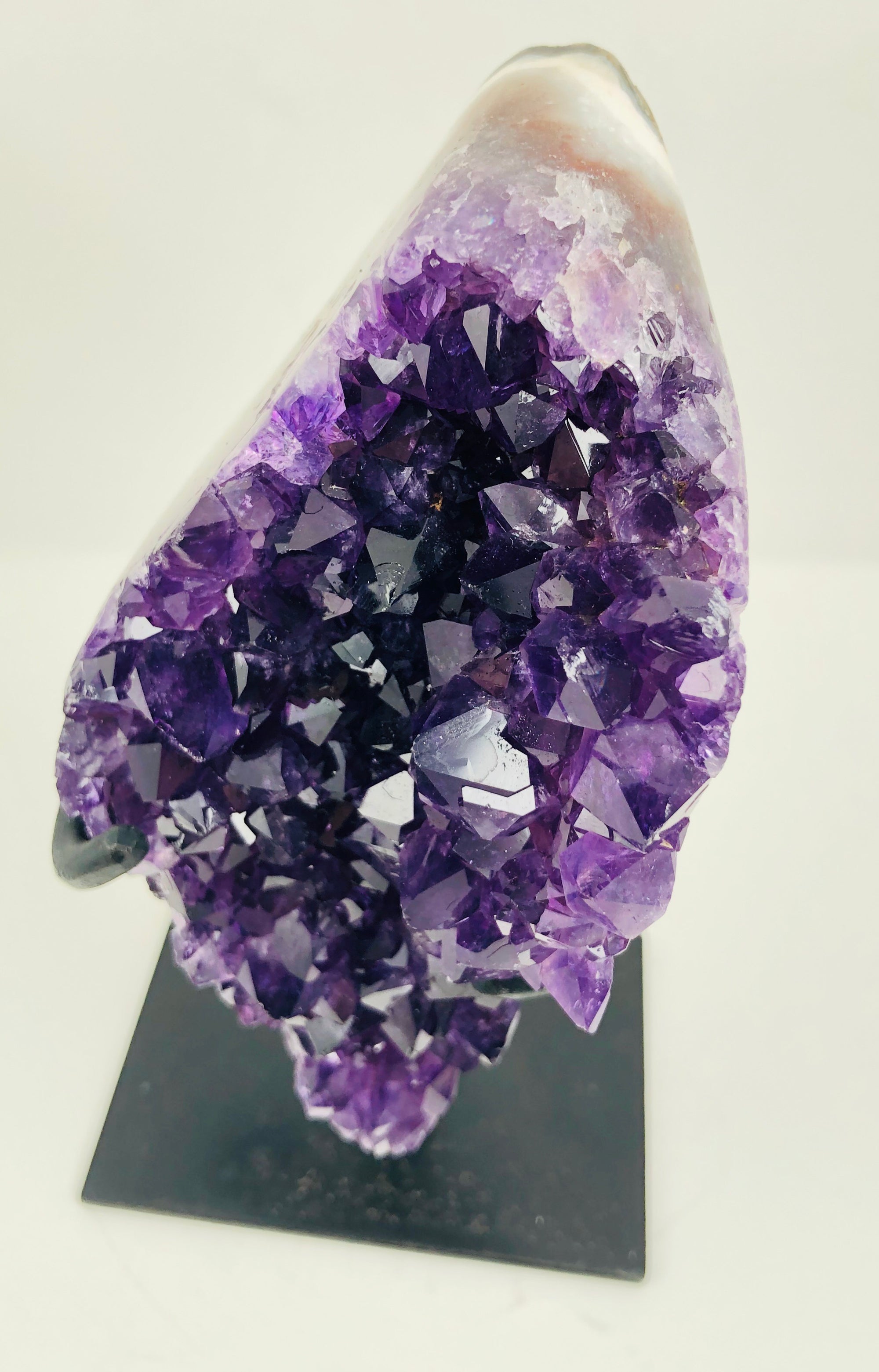 Amethyst on Custom Metal Stand, Uruguay