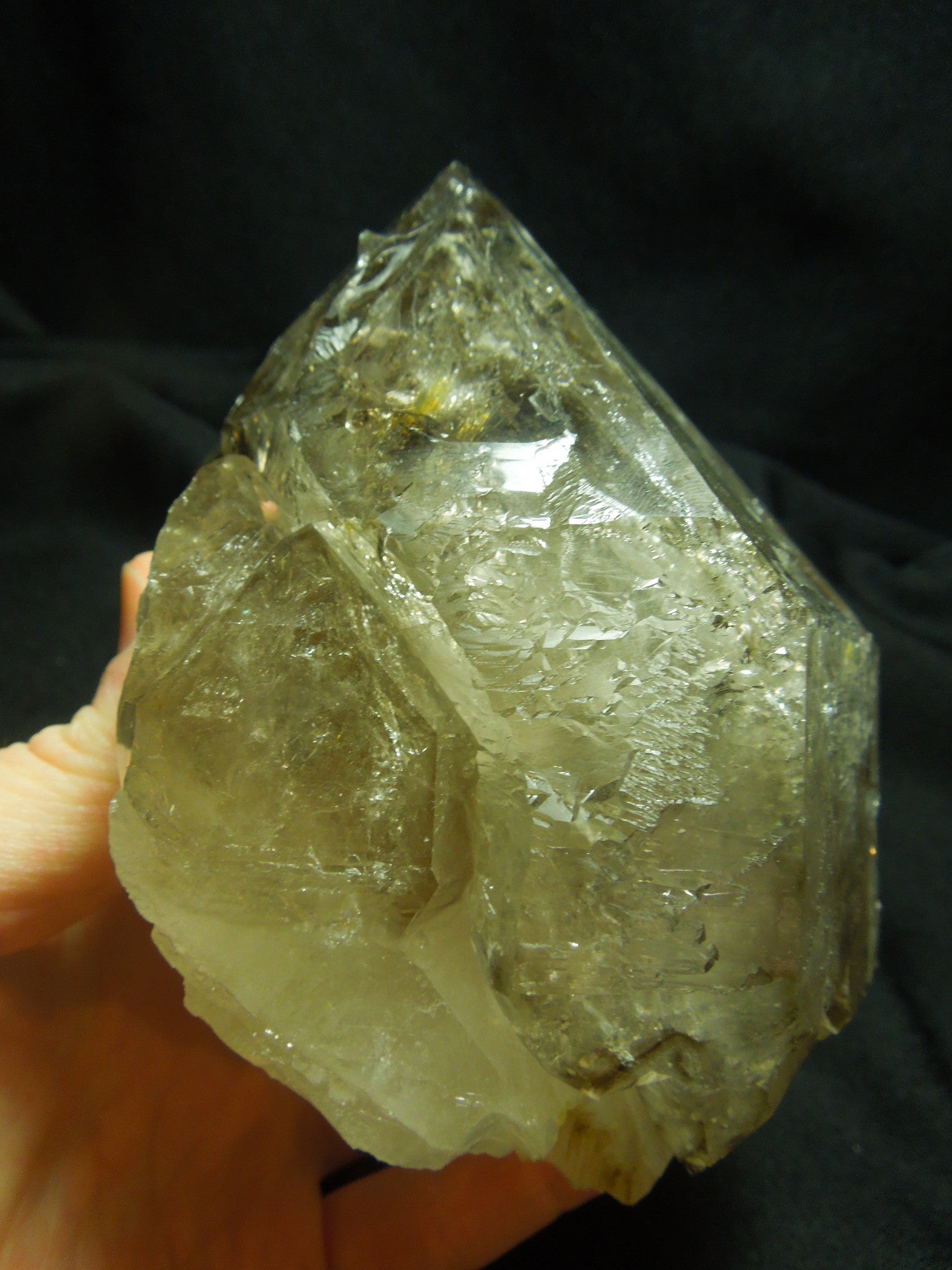 Smoky Elestial Quartz Enhydro, 3.1 lbs.