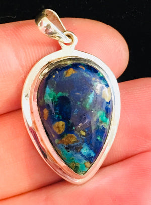 Malachite Azurite Pendant