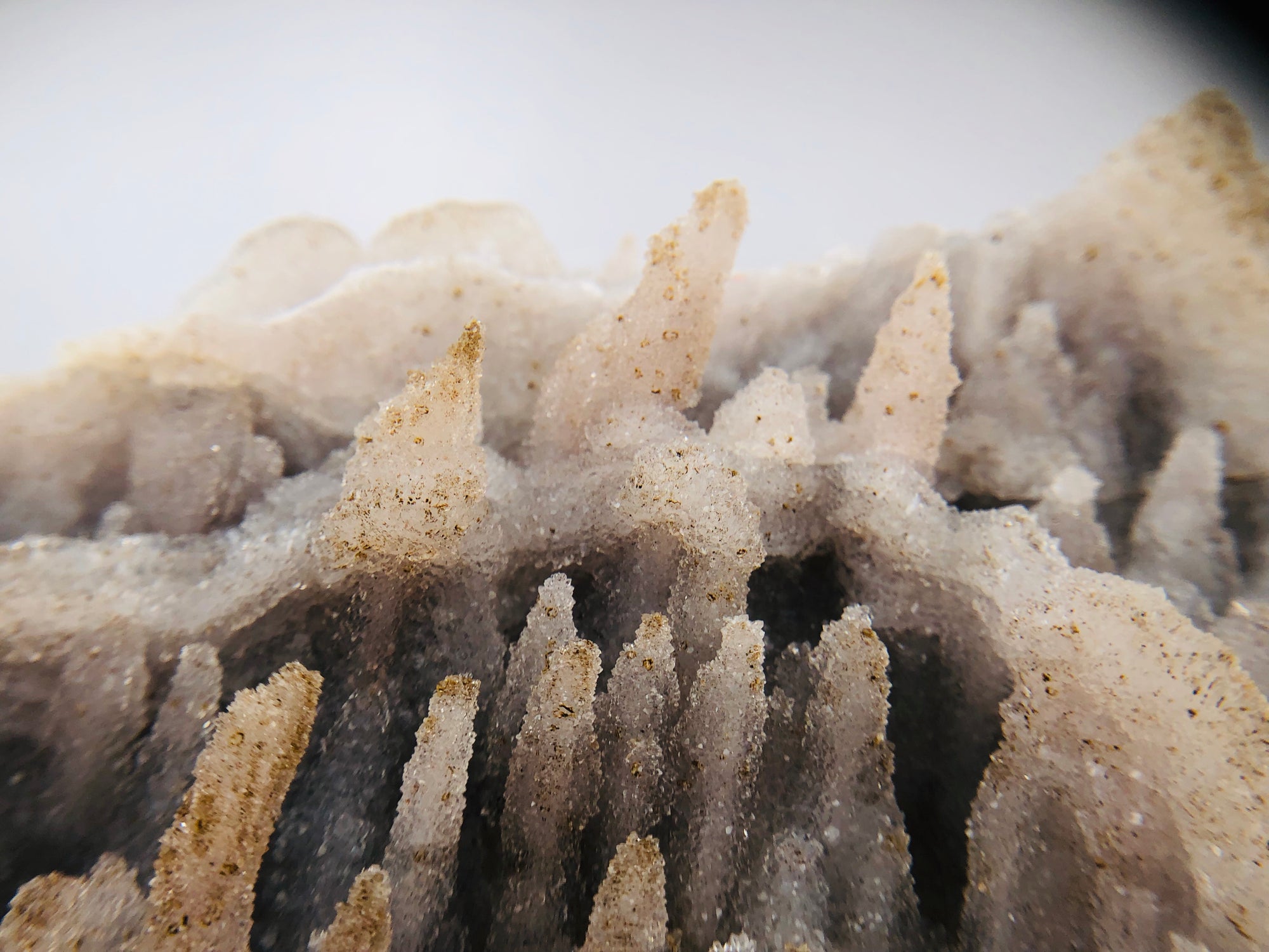 Druzy Quartz Stalactites, Morocco