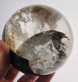 Quartz Sphere w/ Chlorite, Brasil