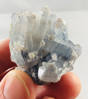 Quartz with Indicolite