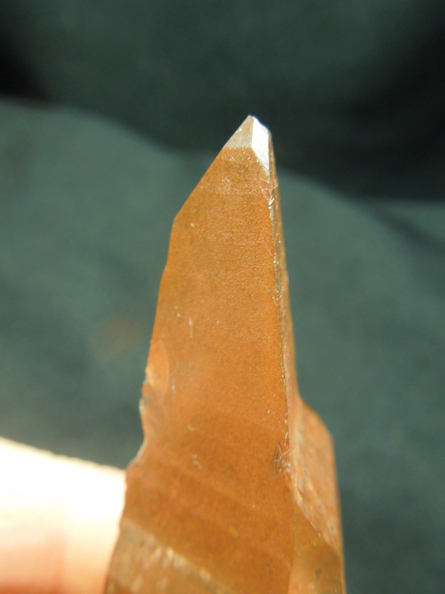 Tangerine Lemurian Quartz Crystal