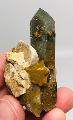 Quartz w/ Riebekite Inclusions, Malawi