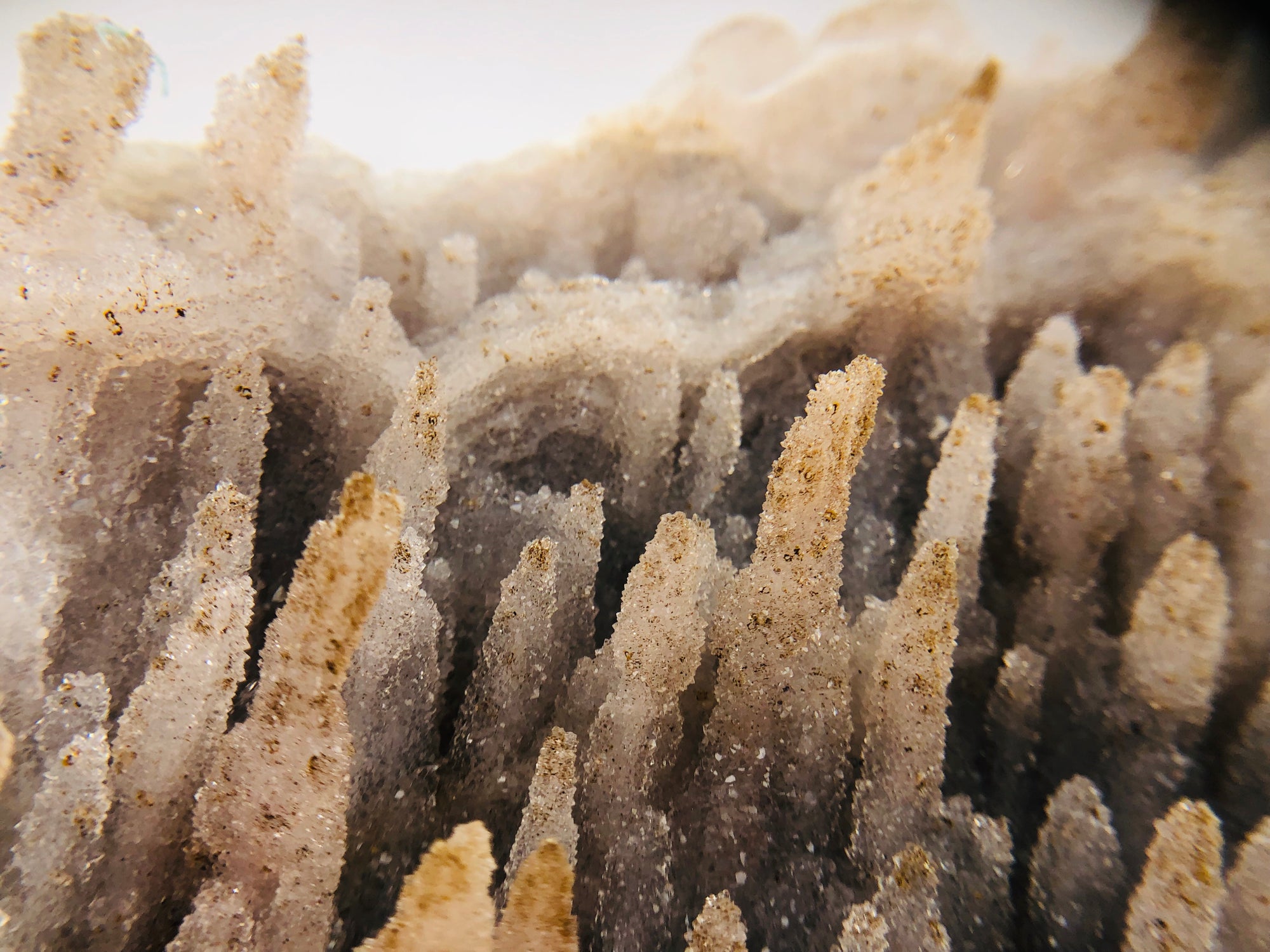 Druzy Quartz Stalactites, Morocco