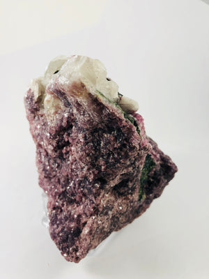 Lepidolite w/Green Tourmaline