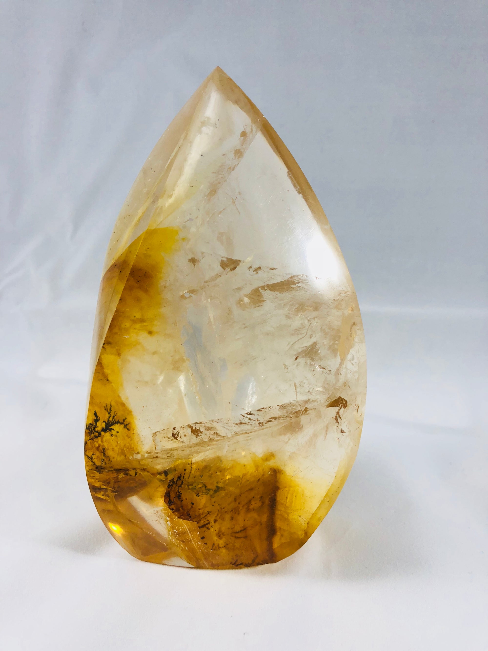 Golden Healer Quartz with Dendrites