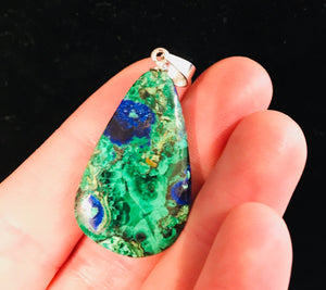 Malachite Azurite Pendant