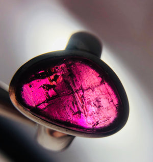 Pink Tourmaline Ring