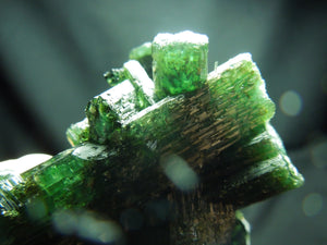 Green Tourmaline Cluster