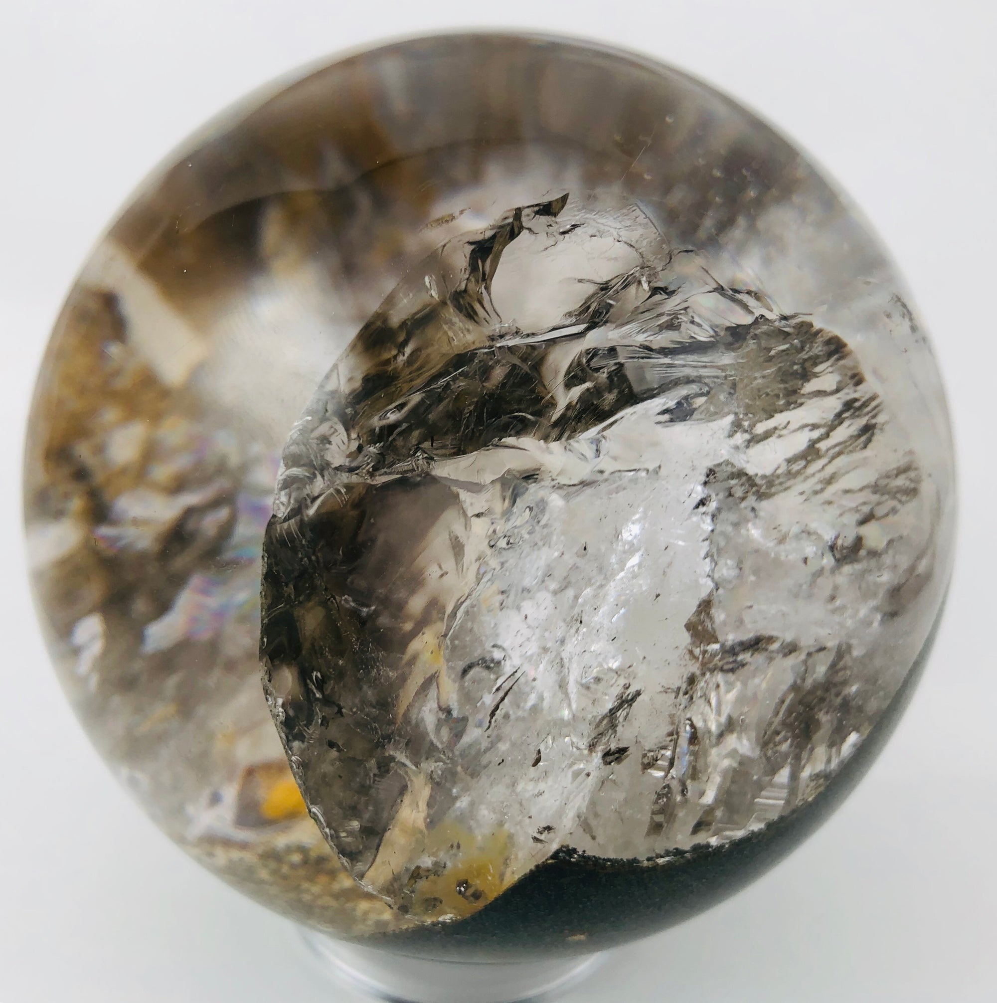 Quartz Sphere w/ Chlorite, Brasil