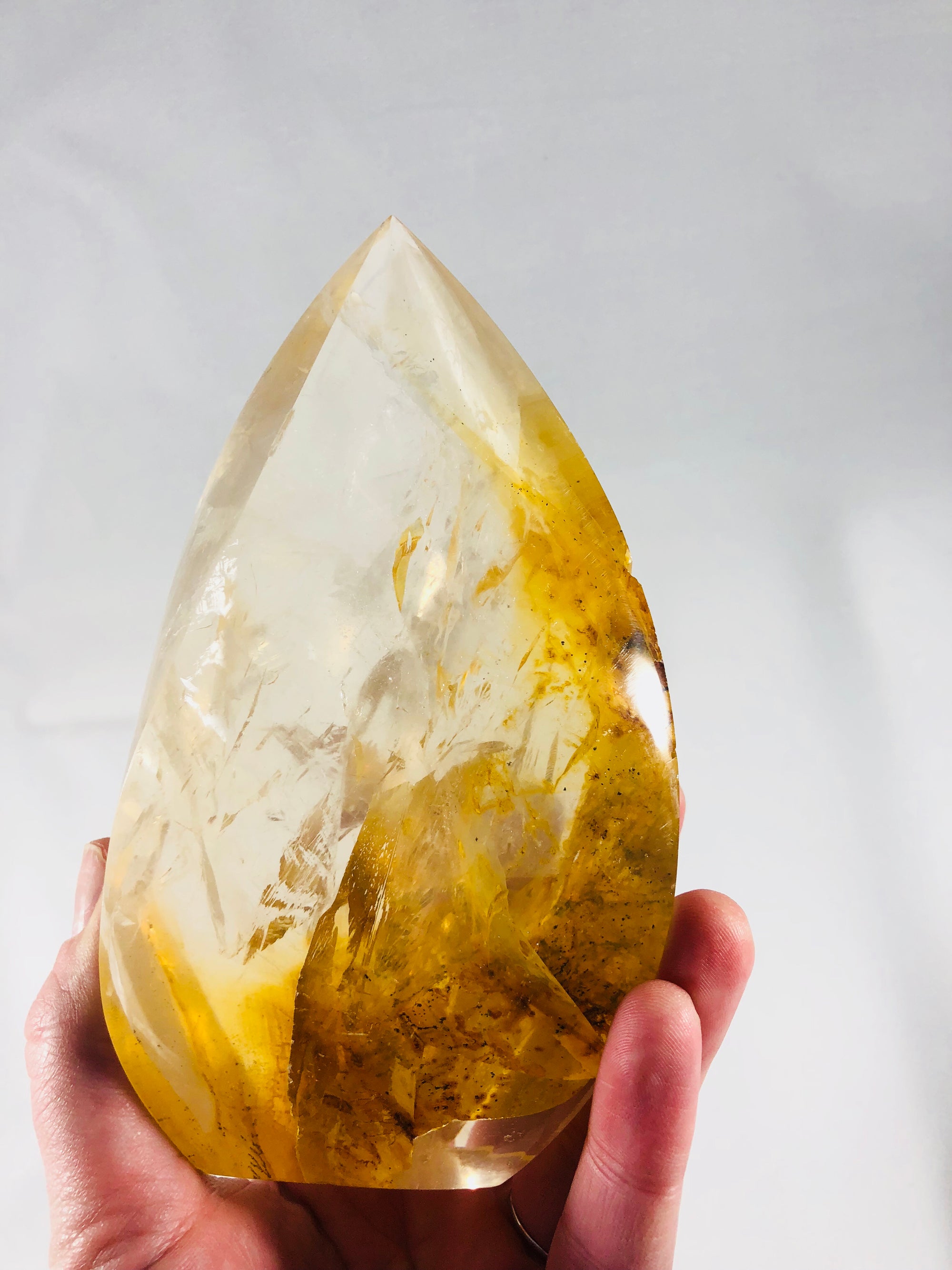 Golden Healer Quartz with Dendrites