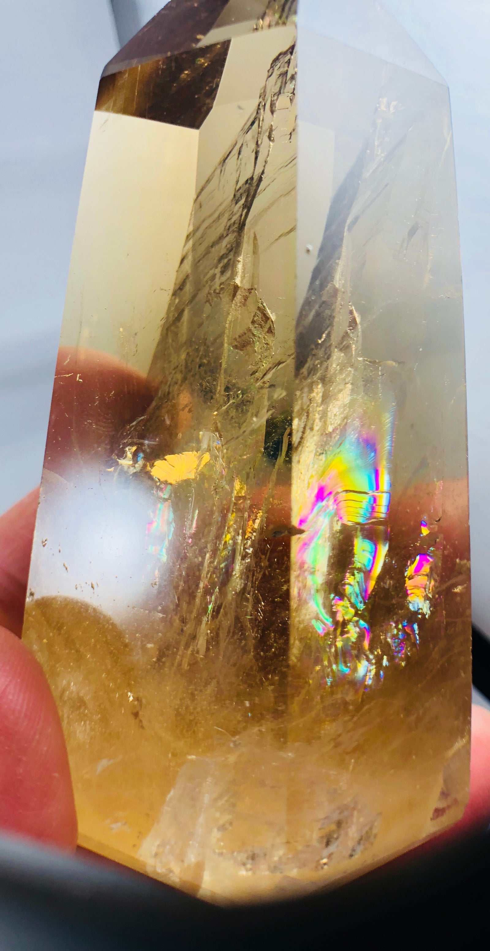 Natural Citrine Point