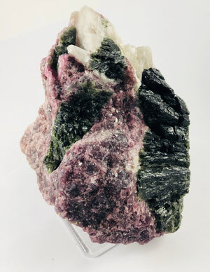 Lepidolite w/Green Tourmaline