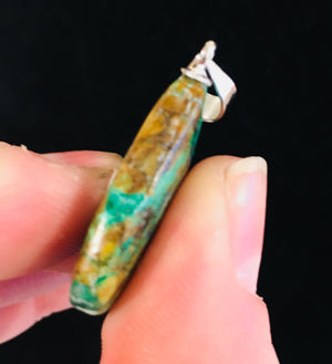 Malachite Azurite Pendant