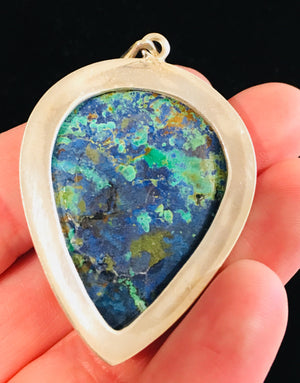 Malachite Azurite Pendant