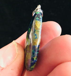 Malachite Azurite Pendant